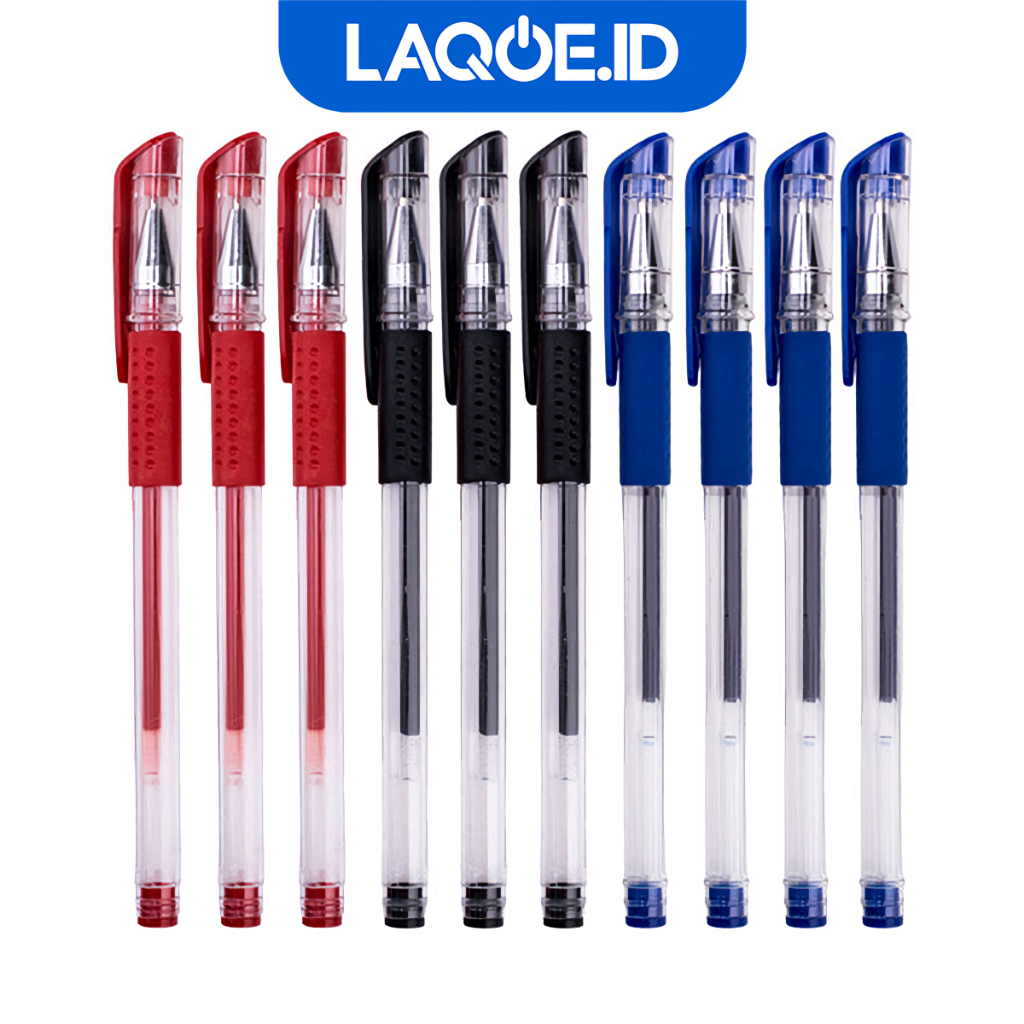 

Pulpen Gel Standart Cair Pena Gel 0.5mm Aalat Tulis Sekolah Kantor ATK007