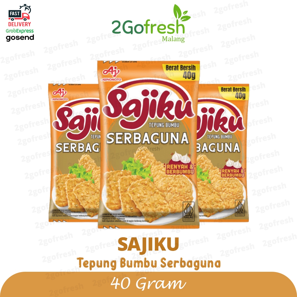 

Bumbu Sajiku Tepung Bumbu Serbaguna 40 gram - Sembako - Rempah Sayur Sayuran & Buah Buahan