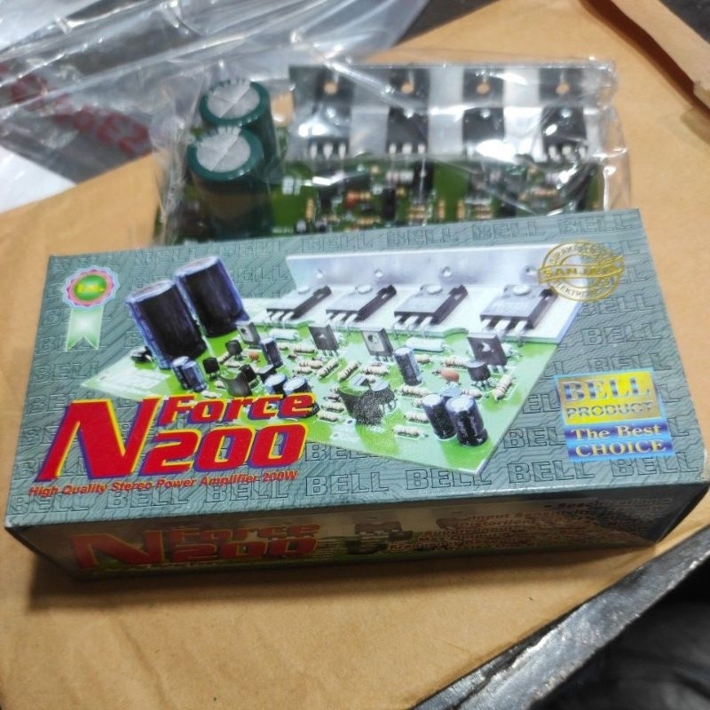 Kit Ocl 200w Stereo Nforce 200 Original Bell Power Stereo 200 watt