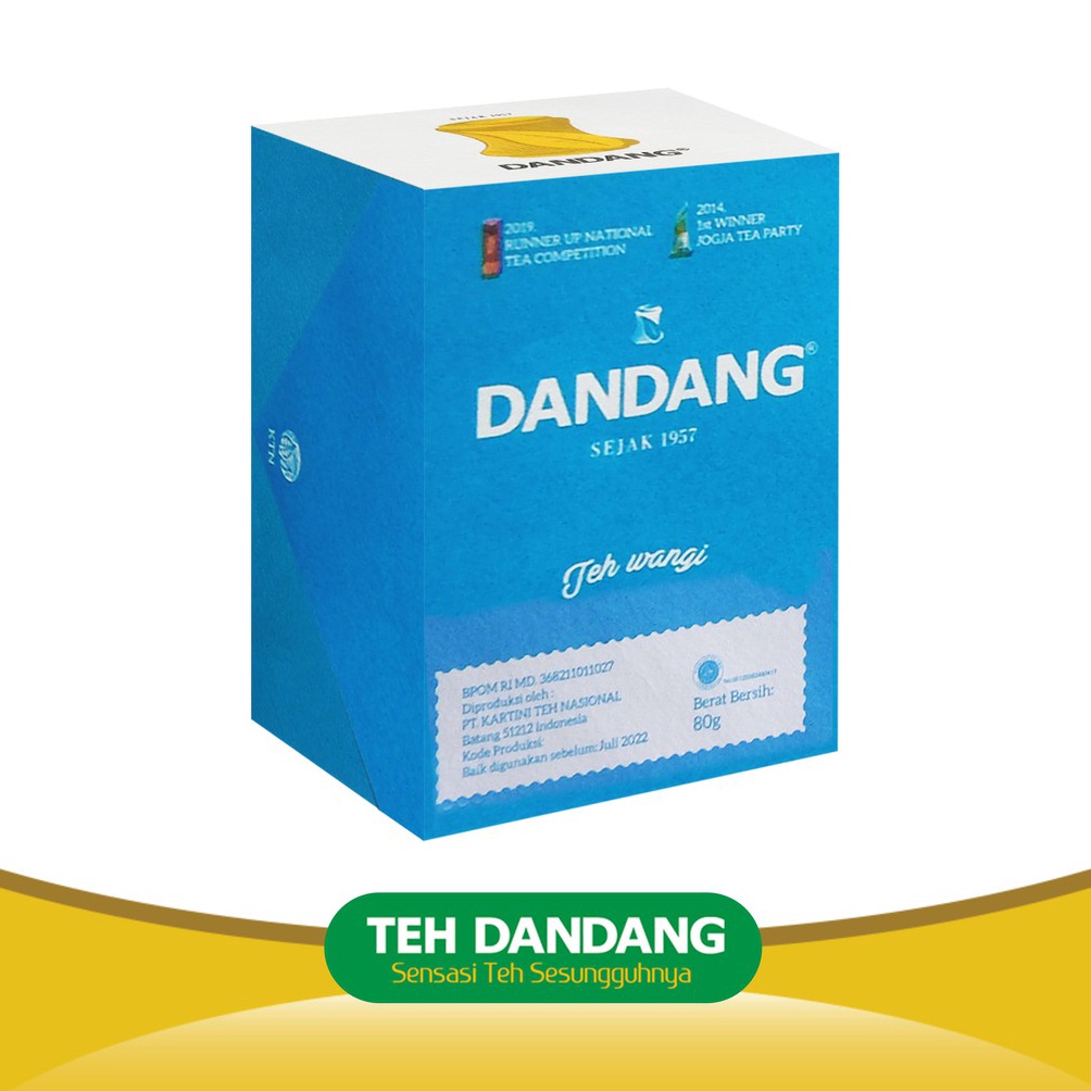 

[☝T8➤] Teh Dandang Biru 80 gr - Teh Tubruk - 1 Slop isi 5 Box 80gr Stok Sedikit