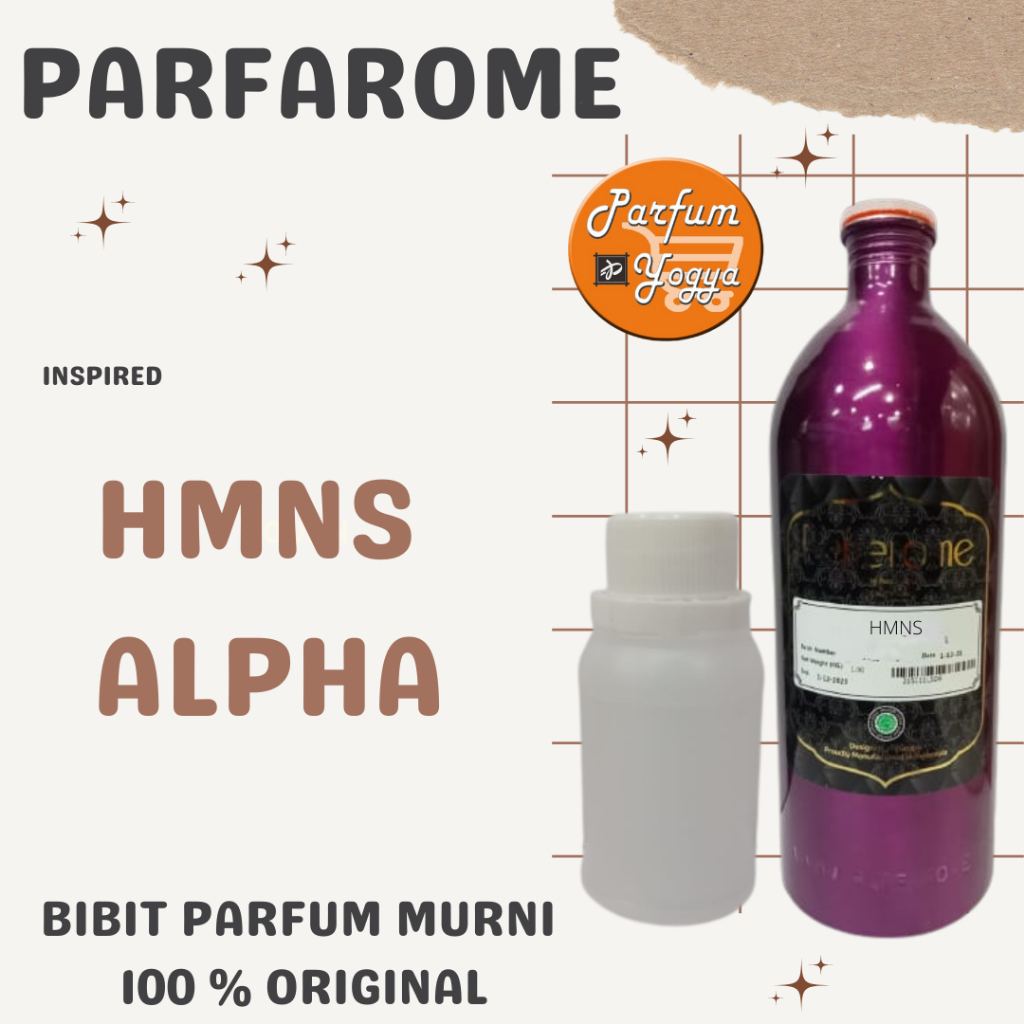 BIBIT PARFUM MURNI PARFAROME HMNS ALPHA 100 ML | REPACK