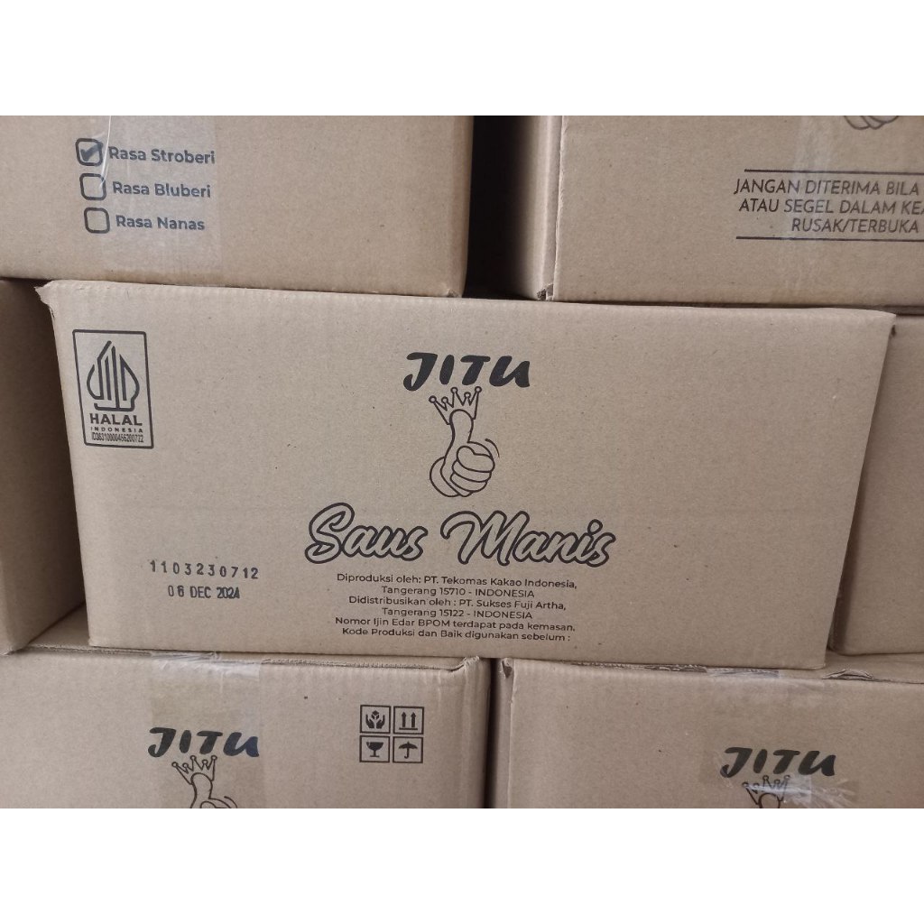 

Selai Strawberry JITU / Selai Stroberi 1DUS 10KG Termurah JNE ONLY