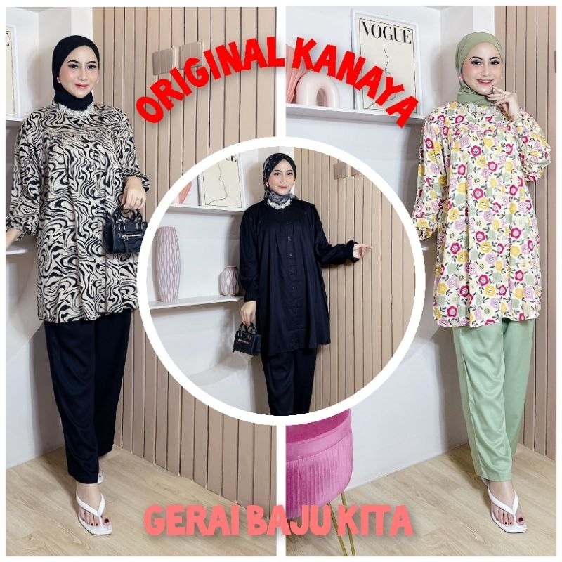 MAURA SET/ONESET KANAYA/SETCEL KANAYA/PAJAMAS SET RAYON PREMIUM/PIYAMA SET KEKINIAN/ONE SET KOMBINAS
