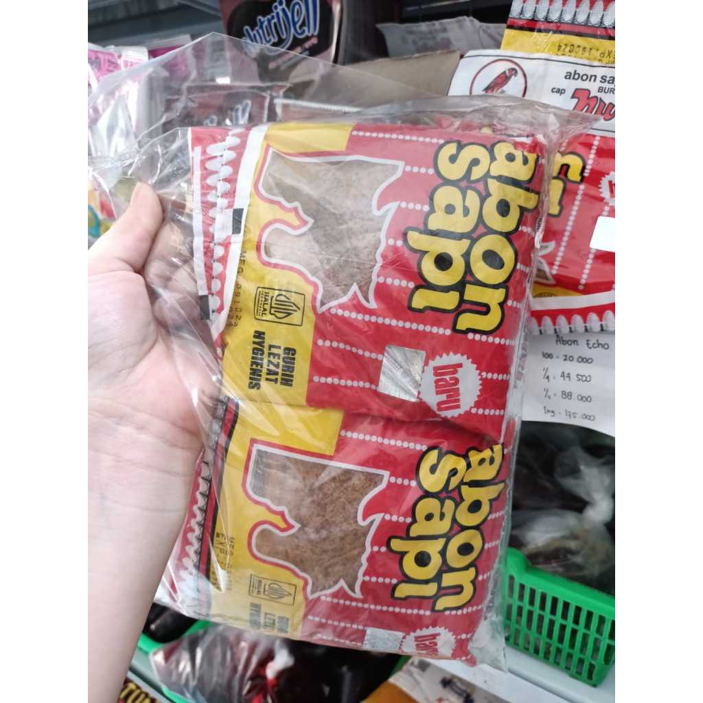 

Abon Sapi Nuri 1PAK (10pcs x 90gr)