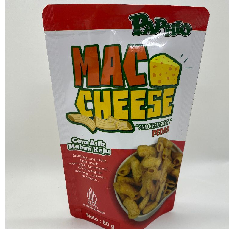 

Mac n Cheese Snack Keju Pedas 80 Gram