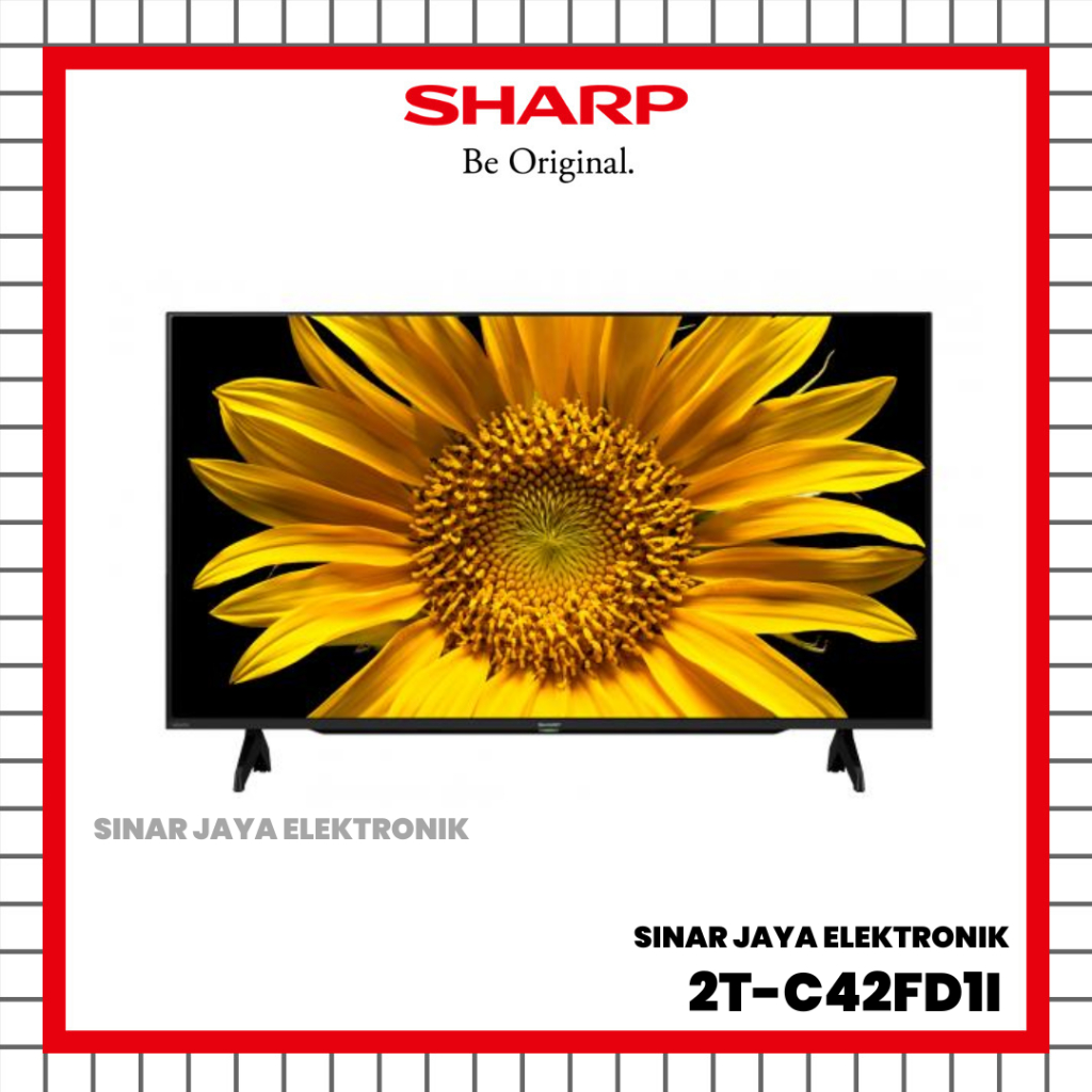TV LED SHARP 42INCH 2T-C42FD1I FULL HD DIGITAL TV