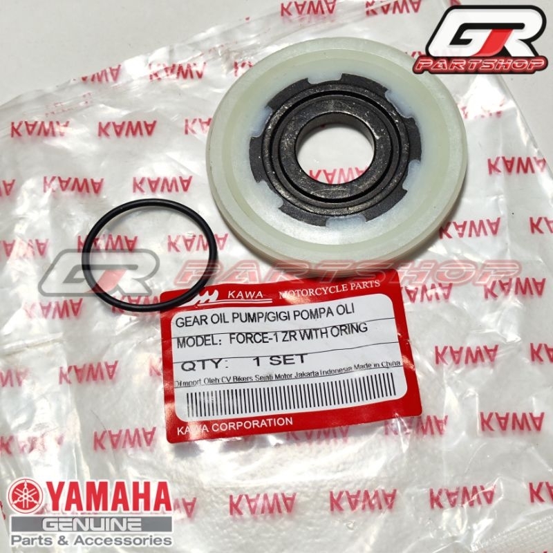 PLASTIK GEAR POMPA OLI SAMPING FIZR MERK KAWA GIR OLI OIL PUMP F1ZR FIZ ALFA