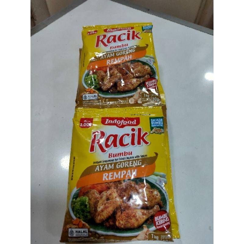 

Bumbu Racik Ayam Goreng Rempah 1 renceng isi 10 sachet berat 30g per pcs