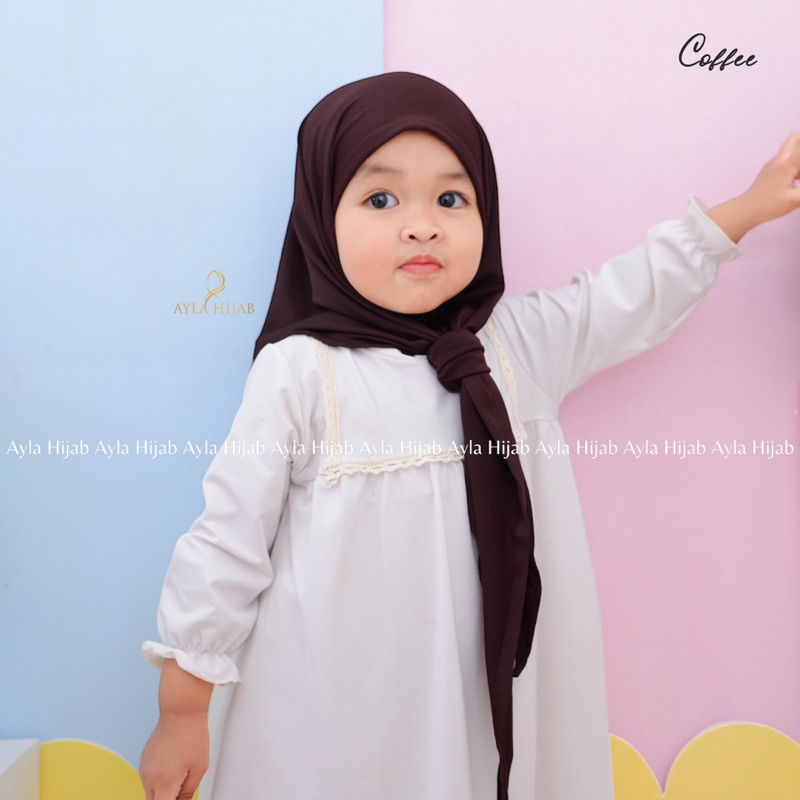 CAMILA Pashtan Anak Camila / Pashmina Instan Anak Jersey Premium