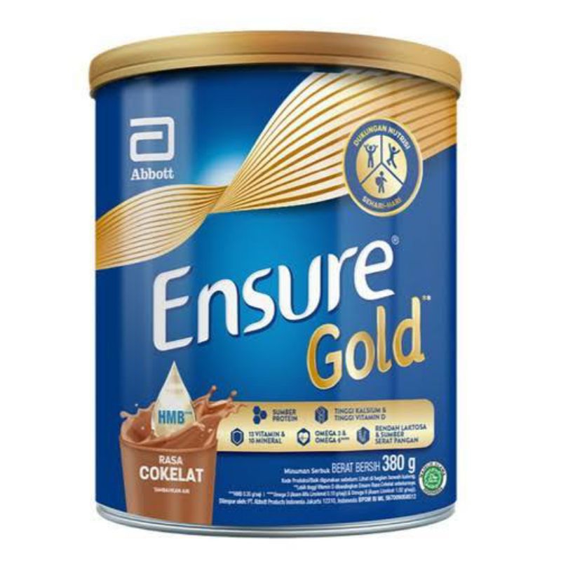 

ENSURE GOLD VANILA/COKLAT/GANDUM 380GR