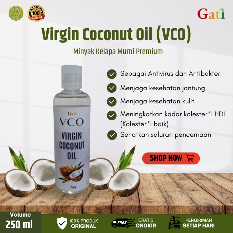 

Minyak Kelapa VCO - Virgin Coconut Oil/VCO Murni Asli Premium