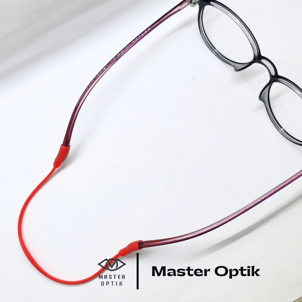 tali kacamata karet pendek