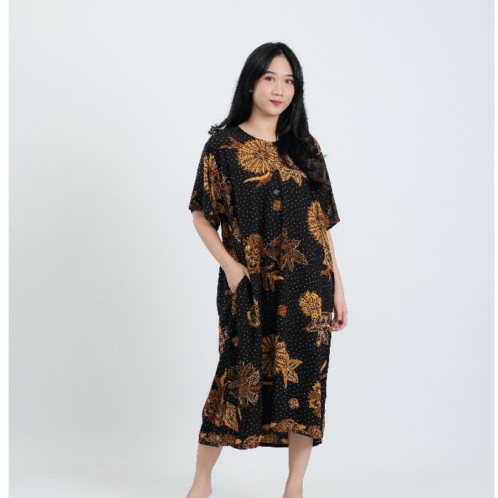 Sekar Mekar Daster Sasmaya Wanita Batik Model Teratai Ibu Menyusui Friendly Produksi UNGGUL JAYA Bah