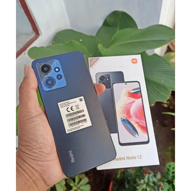 REDMI NOTE 12 6/128 & 8/128 FULSET HP SECOND MURAH BERKUALITAS