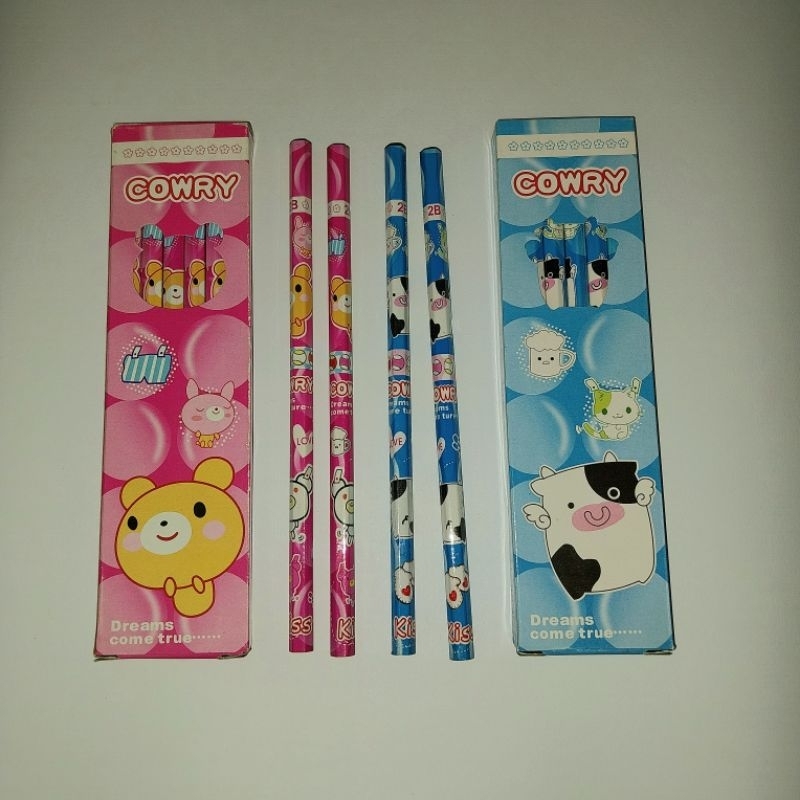

(12 pcs) Pensil Serut Cowry Love Kiss