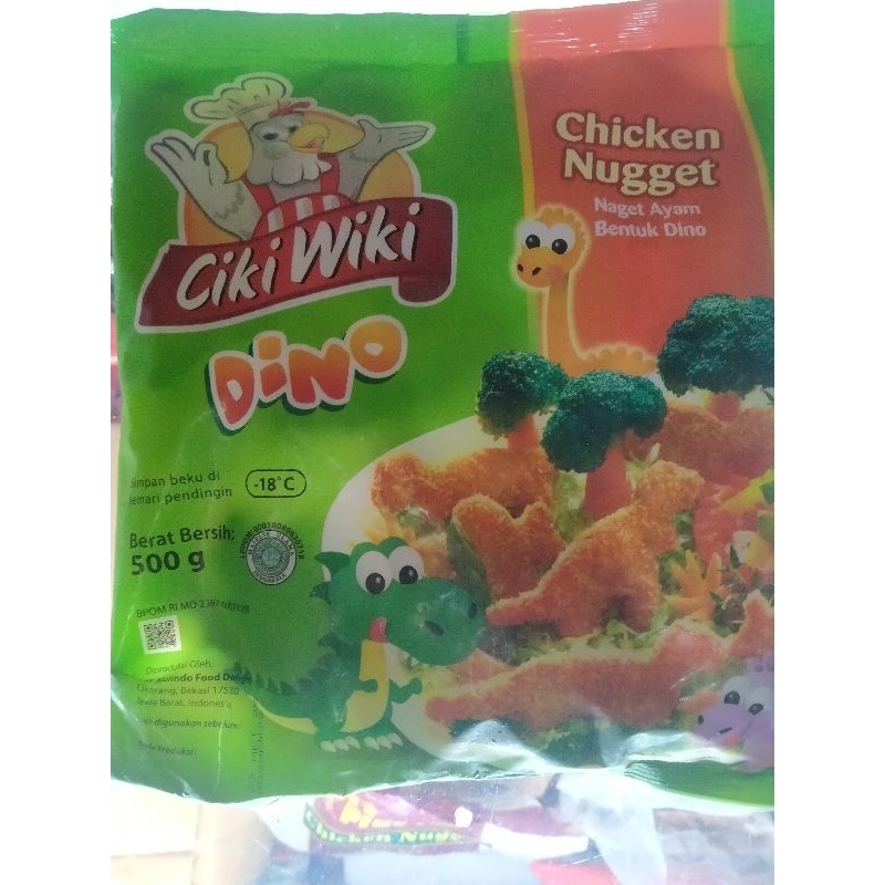 

ciki wiki naget / naget ayam bentuk ciki wiki