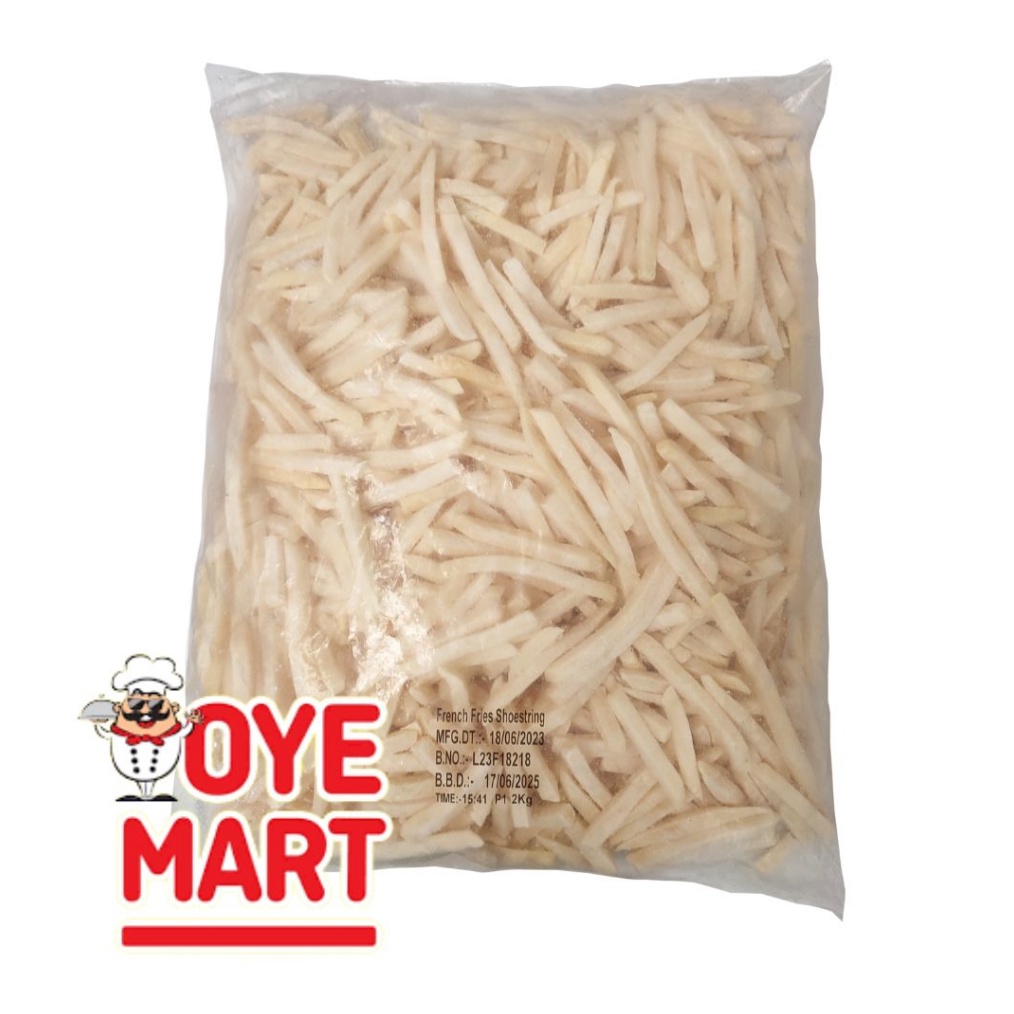 

12.12 SALE GOGOKITA 7/7 SHOESTRING 2KG TRANSPARAN PACK / KENTANG GORENG PREMIUM !