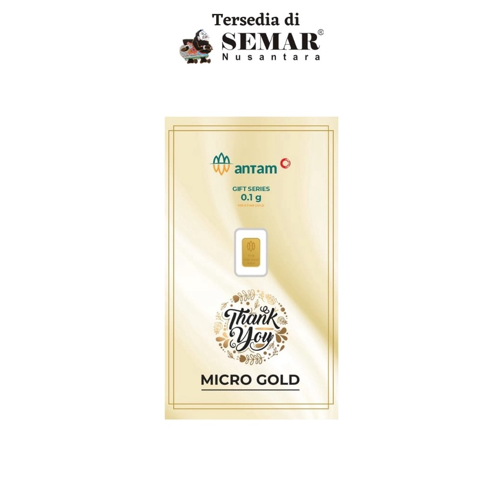 12.12 Flash Sale Logam Mulia Antam Micro Thankyou Gold Emas Batangan Semar Nusantara 