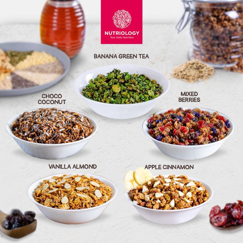 

HARGA GROSIR Granola Nutriology 400 gr Sereal Sehat Sarapan Praktis Makanan Diet Lengkap Murah Bergizi Alami High Quality murah