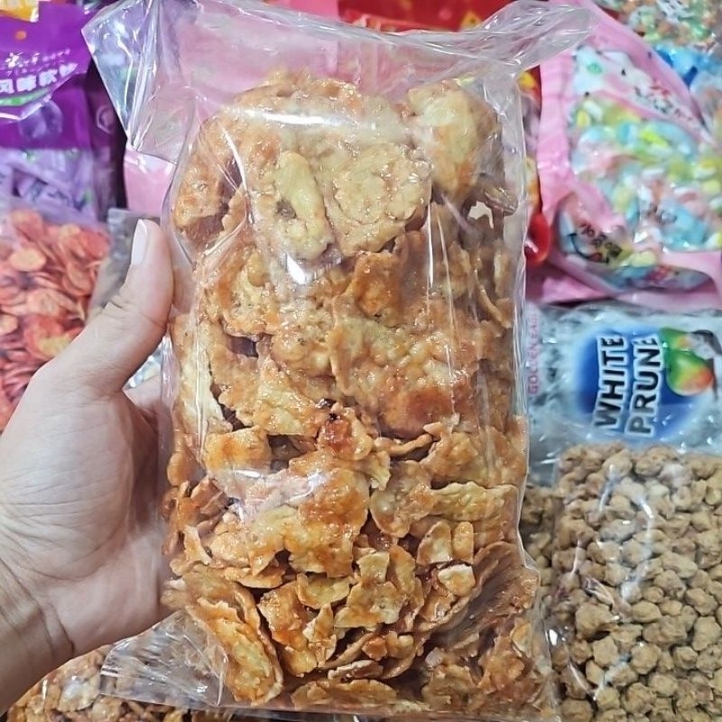 

Emping Pedas Manis Lebar / Snack Lebaran Natal Imlek