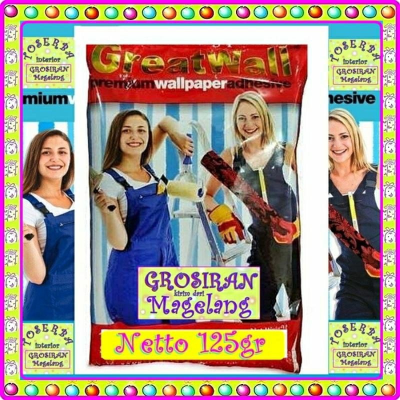 

Lem GreatWall 125 gr - Lem wallpaper Great Wall - Lem Wallpaper - Lem putih - Great Wall - Grosir Lem GreatWall