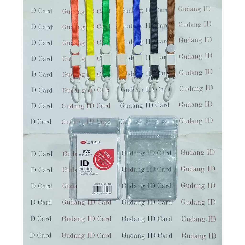 

Paket Tali Kait Impor Plastik 1CM + Casing ID Card ZIPPER (10 Paket)