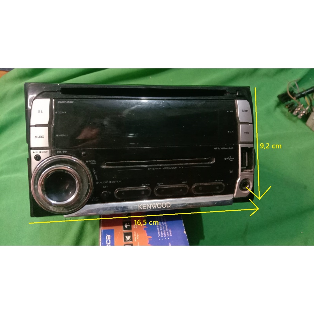 TAPE MOBIL BEKAS JADUL.KENWOOD DPX5110.GRATIS SOKET.USB AUX CD MP3.