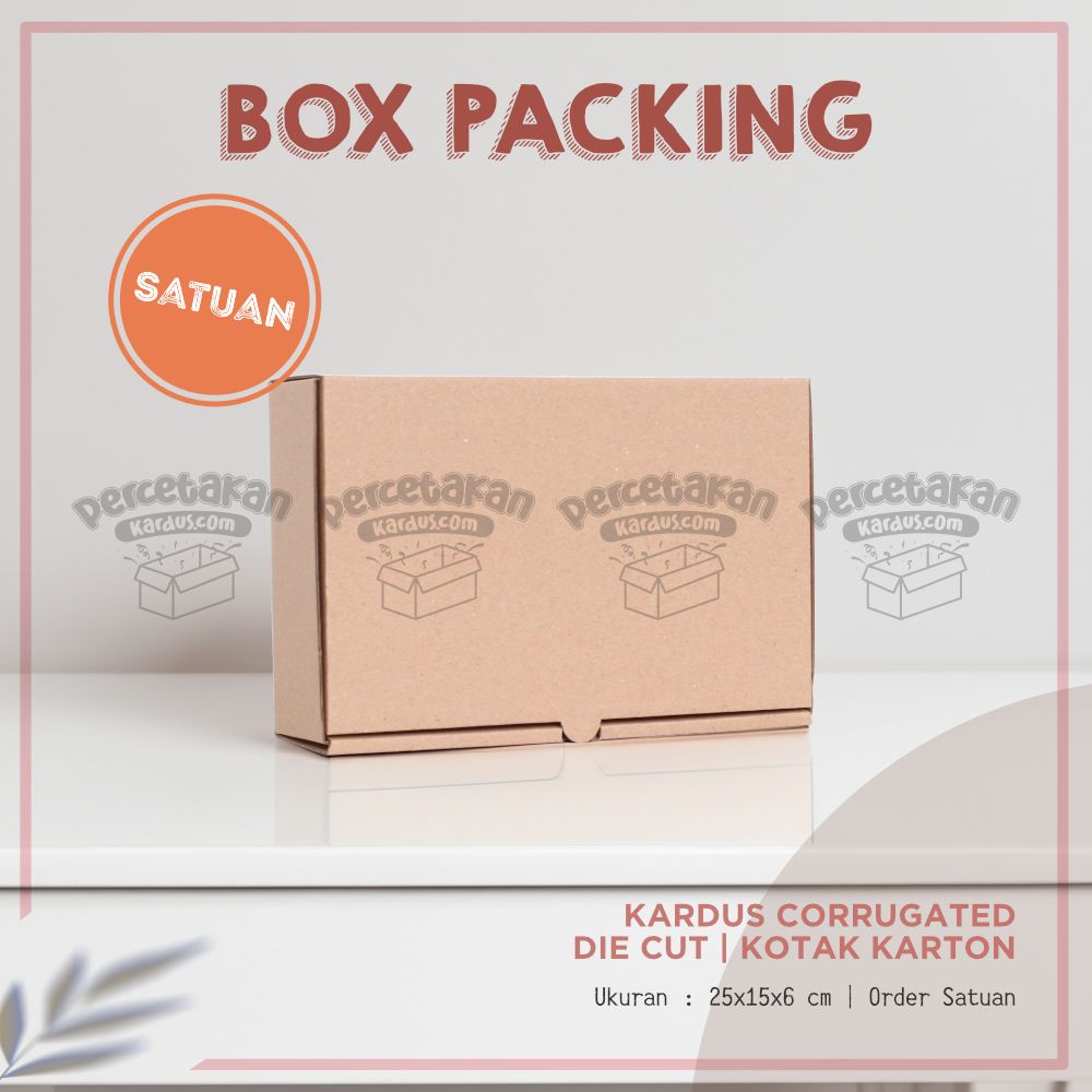 

Kardus Corrugated 25x15x6 CM | Die Cut | Kotak Karton | Box Packing Souvenir Pizza