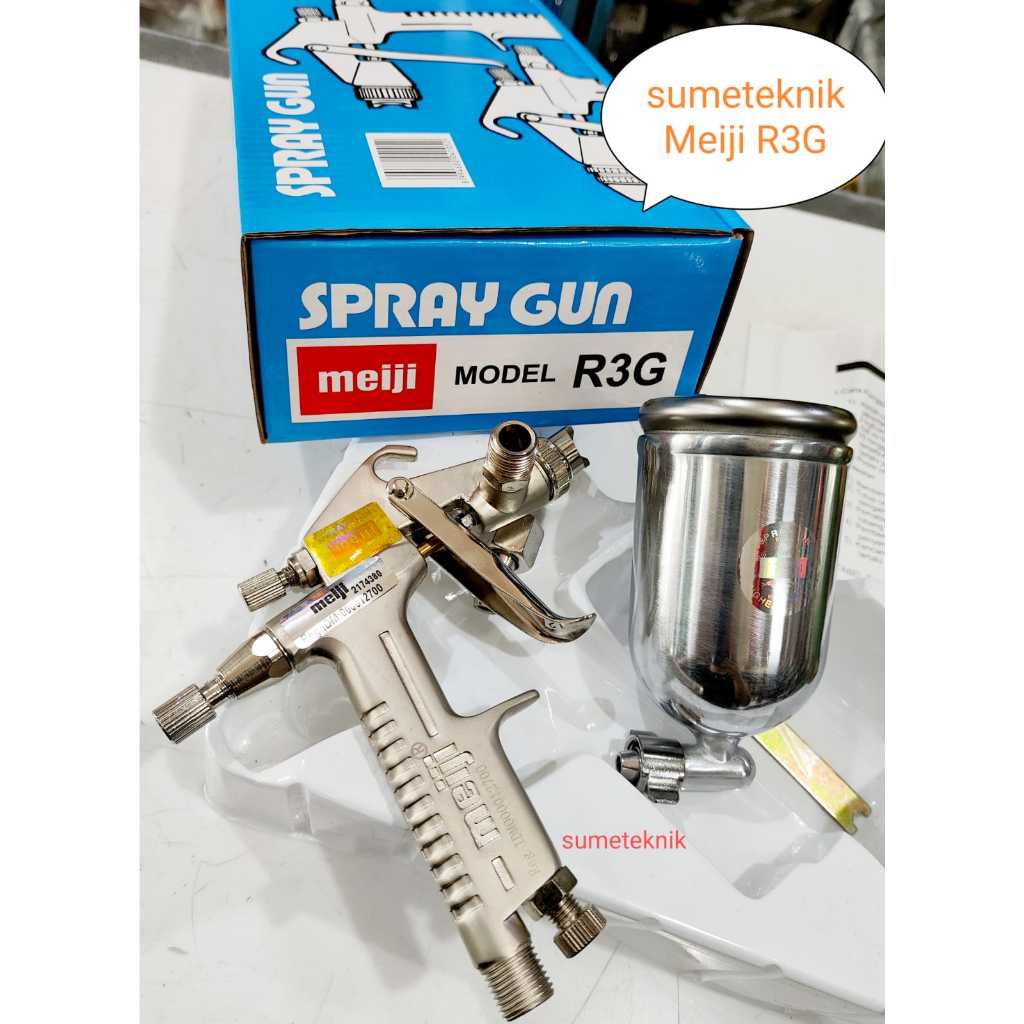 Spray Gun Meiji Spray Gun R3G Meiji Reg / Spray Gun R2 Meiji Reg Tabung Atas 200cc
