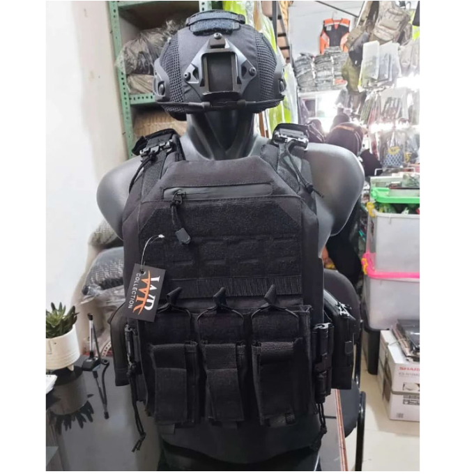 Bodyvest Rompi Rajawali Tactical Quick Release Merk WR / Body Vest TNI Polri Satgas / Rompi Anti Pel