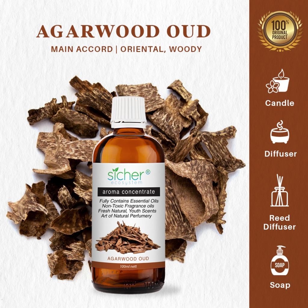 Sicher Fragrance Oil Agarwood Oud 100ml