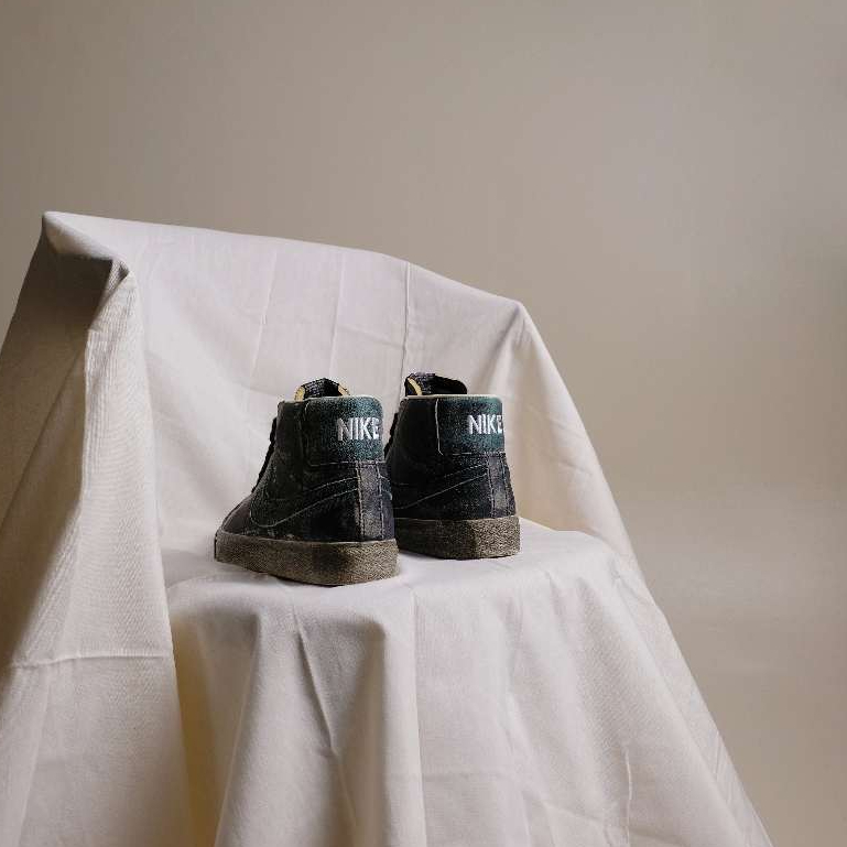 SB Zoom Blazer Mid Faded Black 100% Original