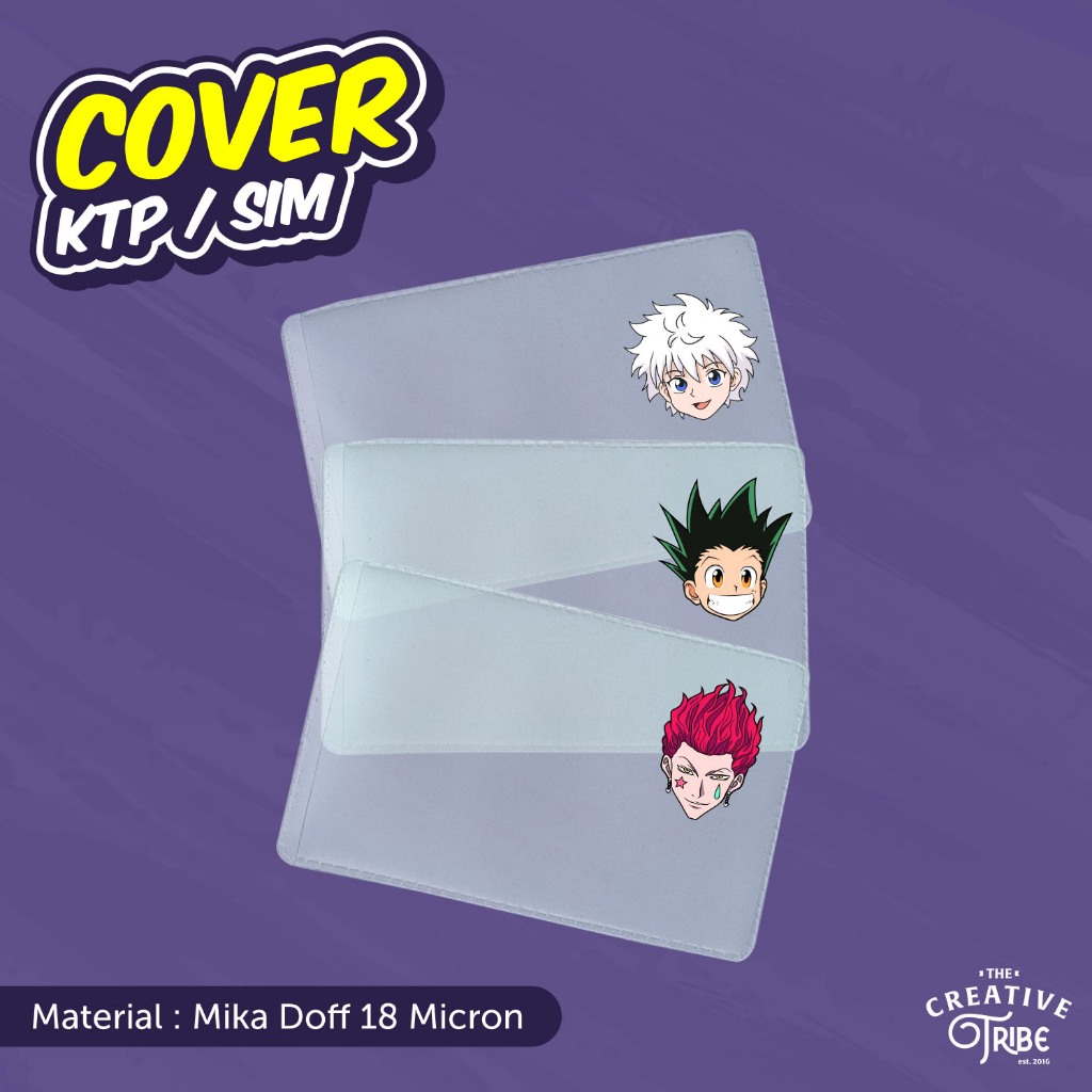 

Hunter X Hunter - Cover KTP / SIM Karakter Unik - Sarung Plastik Mika Pelindung Kartu Anime HxH