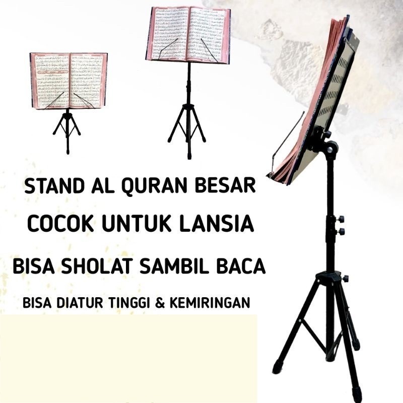 stand penyangga al quran besar rekal berdiri penyangga alquran jumbo Bahan Berkwalitas