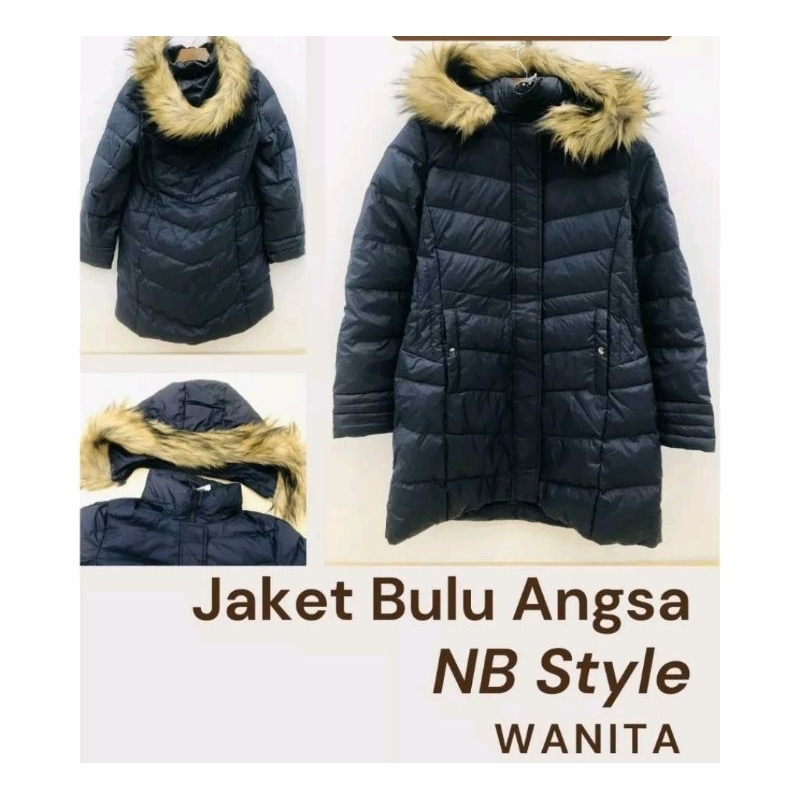 Jacket Light Branded NB Isi Bulu Angsa Untuk Wanita.