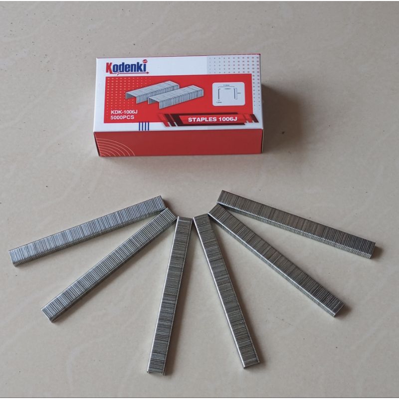 

KODENKI ISI STAPLES PAKU TEMBAK 1006J 1008J 1010J 1013J 1016J STAPLER - 1006J
