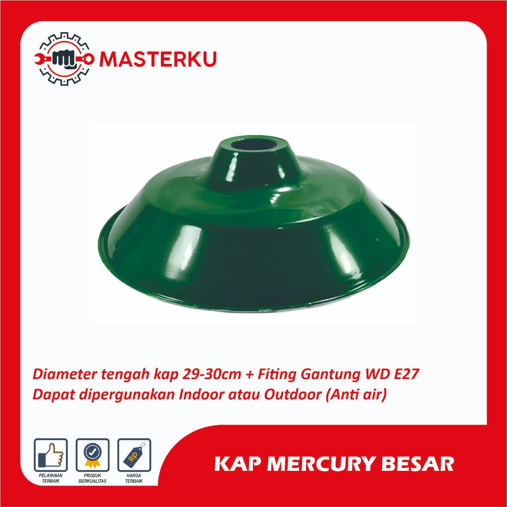 Kap Mercury Besar / Kap Lampu Jalan