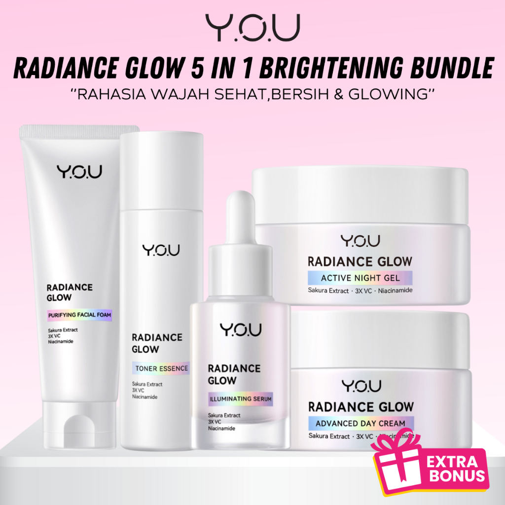 YOU Radiance Glow 5-in1 Glowing Routine Bundle | SKINCARE YOU Sepaket
