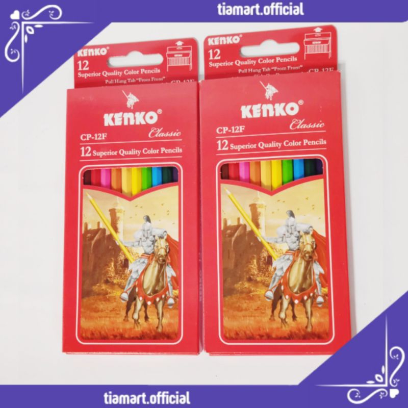 

[PCS] Kenko Pensil 12 Warna CP-12F Panjang