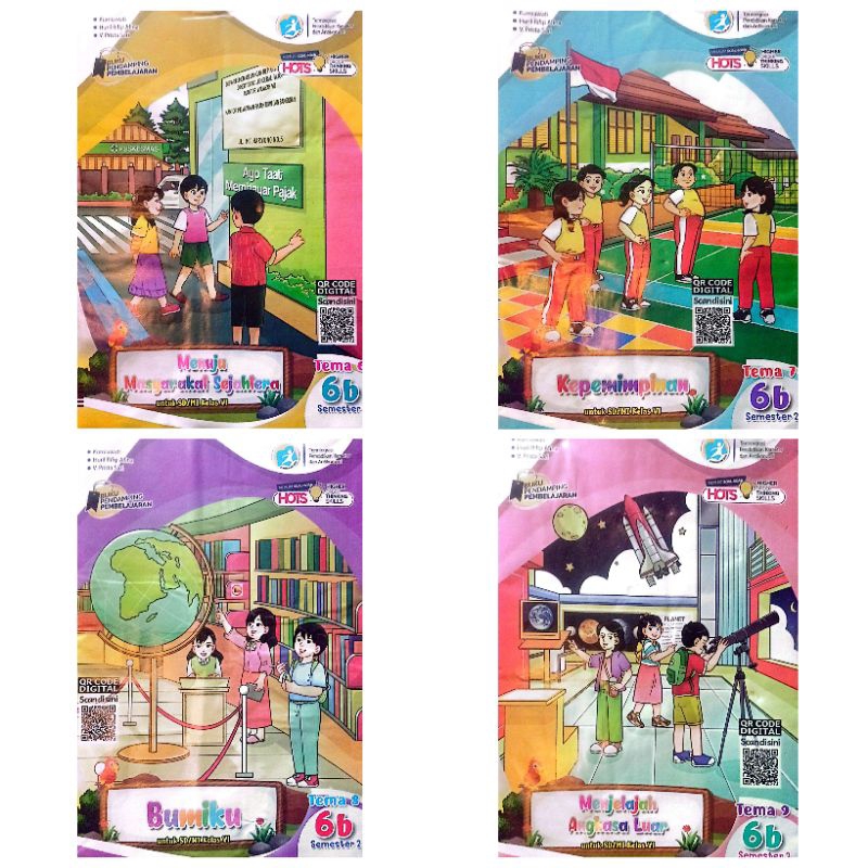 LKS TEMATIK SD MI KELAS 6 TEMA 6789 SEMESTER 2 KURIKULUM 2013 HAL 112 | ZAMRUD PN