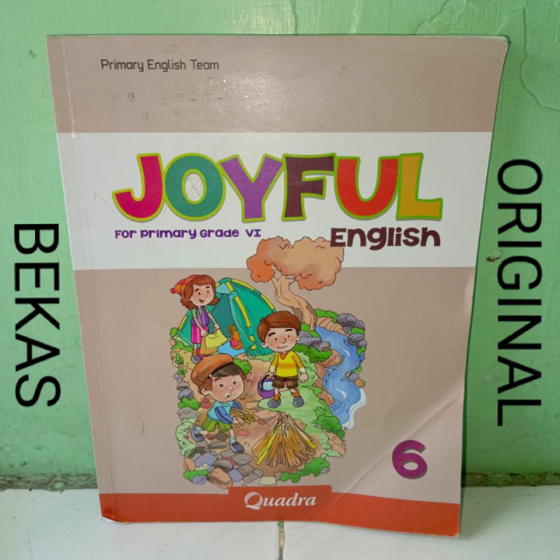 Buku Joyful English Bahasa Inggris Kelas 6 VI SD Penerbit Quadra - Tim Bahasa Inggris - Original