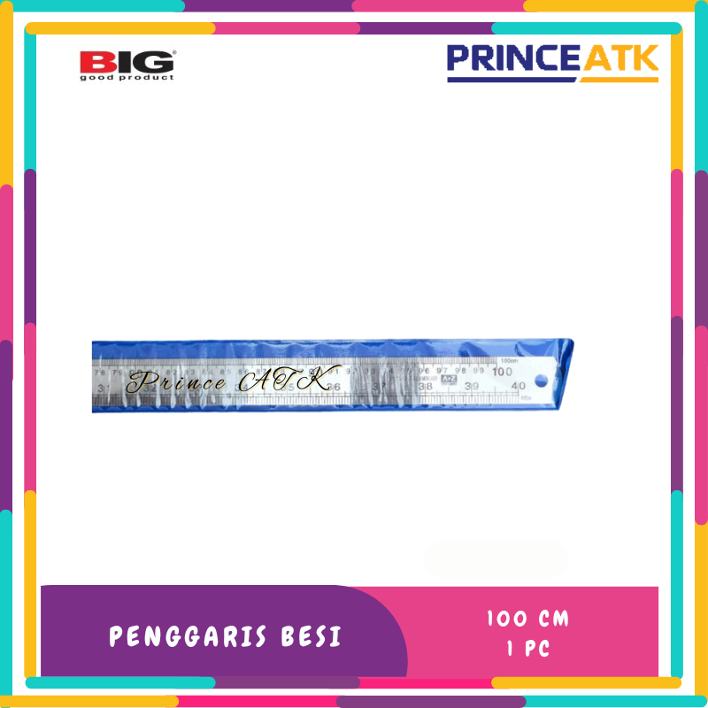 

PENGGARIS BESI 100 CM / 1 METER