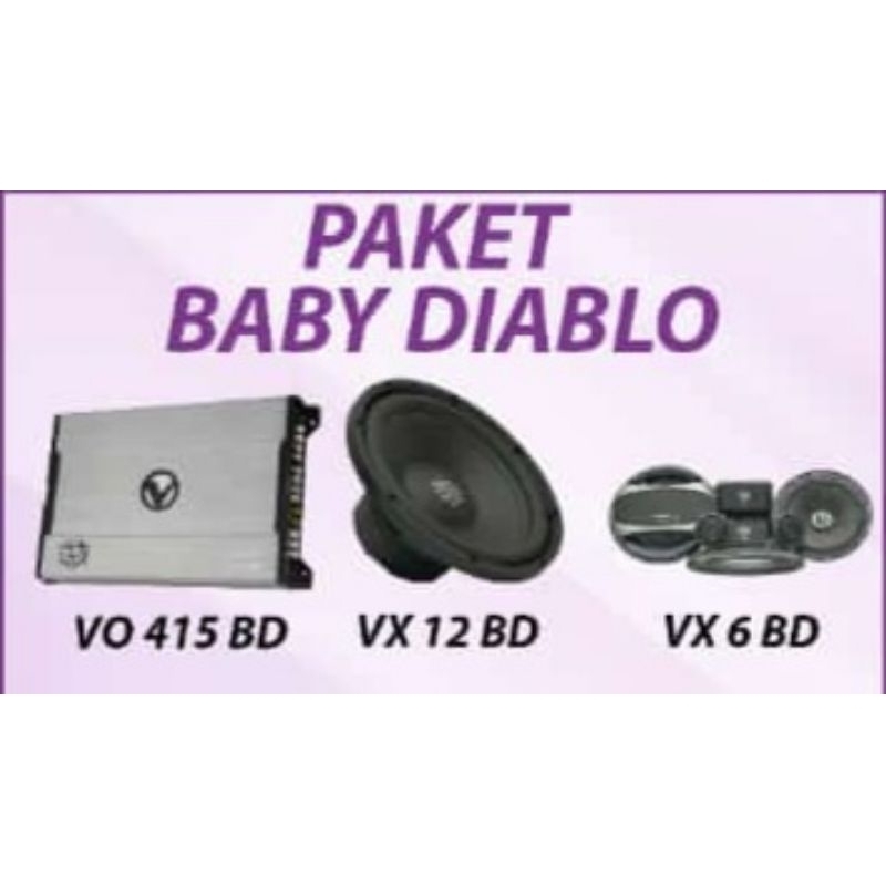paket audio venom baby diablo