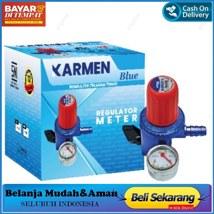 Regulator Gas LPG Tekanan Tinggi Model Meter dan Non Meter untuk Tabung 3-12 Kg