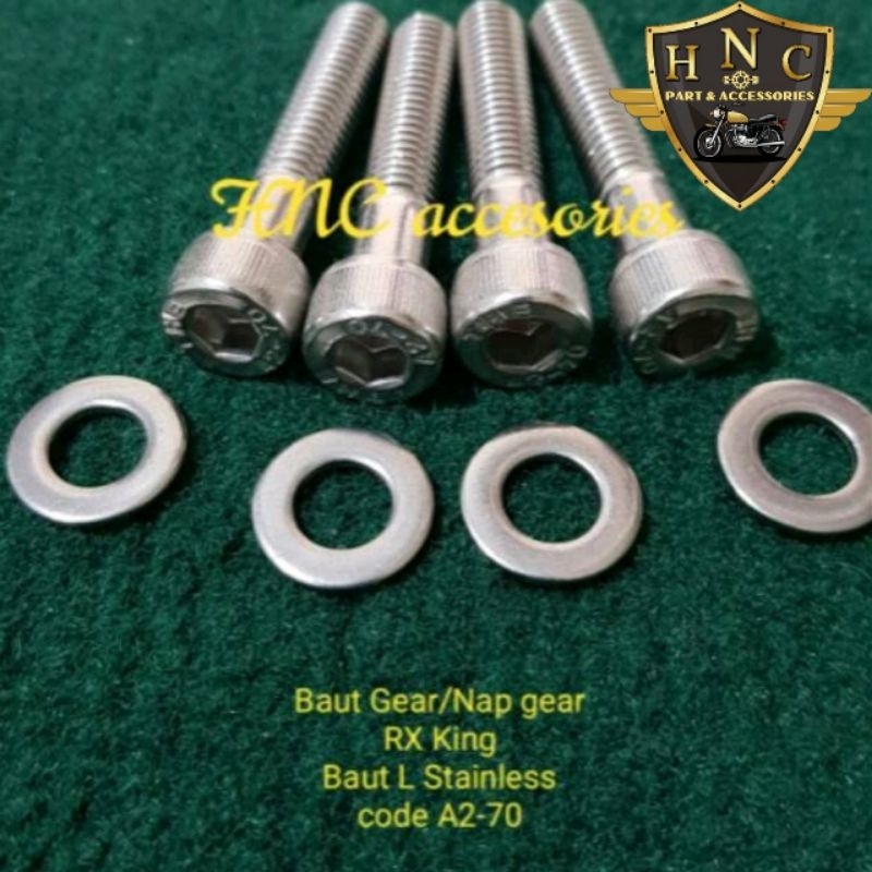 BAUT L STAINLESS SET GEAR ATAU NAP GEAR GIR RX KING