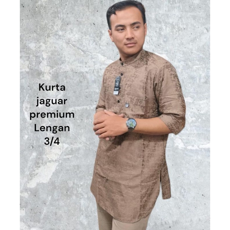 Koko pria kemko  kemeja / kurta jaguar terbaru