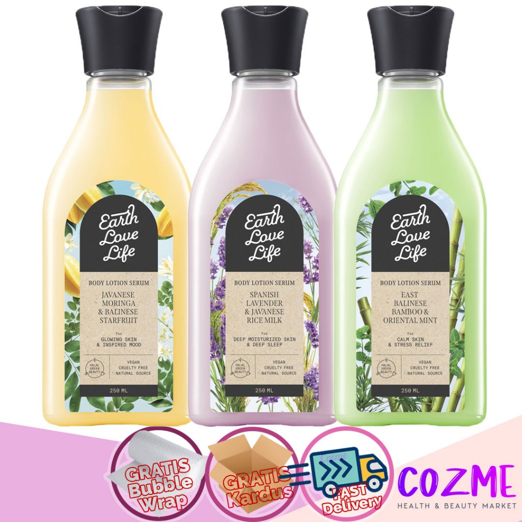 EARTH LOVE LIFE Body Lotion Serum 250mL