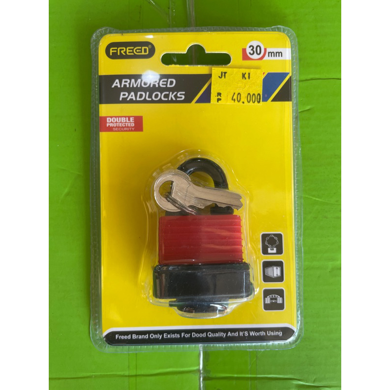 GEMBOK ANTI AIR FREED 30MM(LEHER PENDEK)GEMBOK PAGAR/GEMBOK RUMAH FREED 30MM