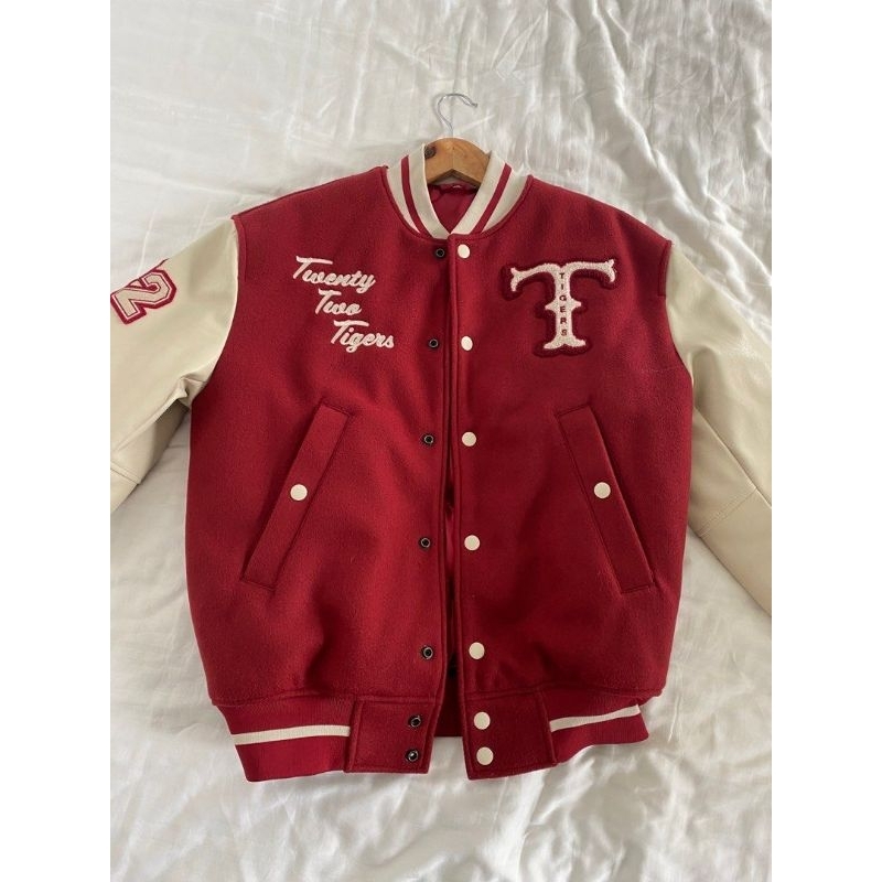 Varsity H&M x Twenty Two Tigers Leather Jacket