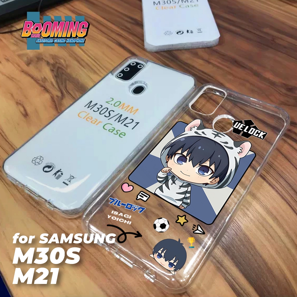 Case Samsung M21 - M30S Casing Samsung M21 - M30S Motif [BLUE LOCK] Booming Case Softcase Premium - 